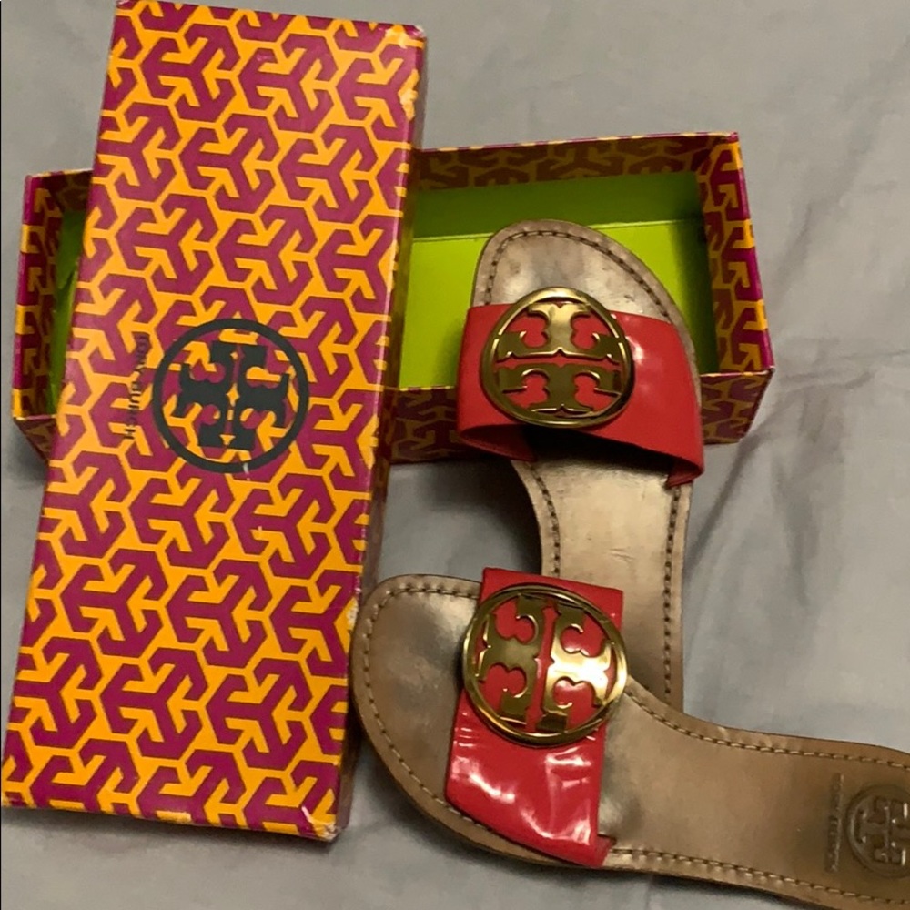 Tory Burch pink sandals